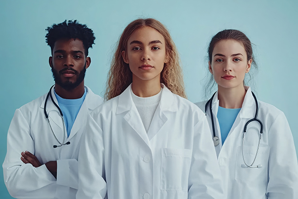 Three medical professionals
