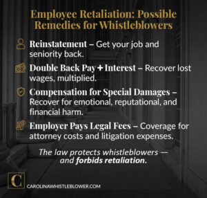 What happens if an employer retaliates anyway? Your legal options