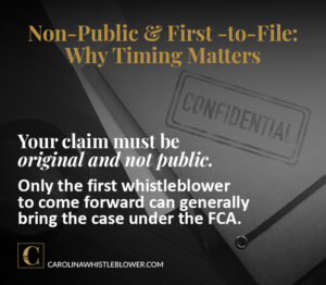 Non-Public first to file banner.