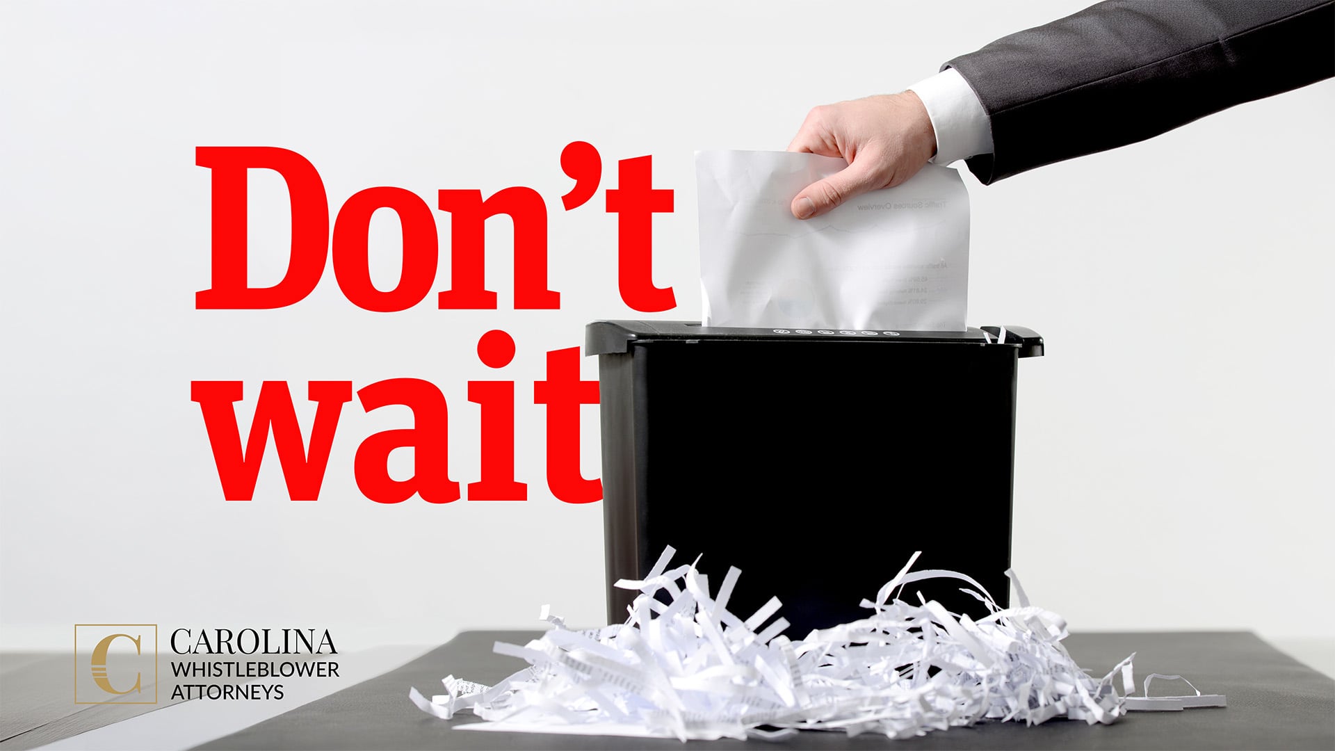 If You Suspect Fraud, Don’t Wait